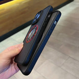 Magnetic Shockproof Matte Case For iPhone