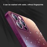 Frosted Glass Shockproof Case for iPhone
