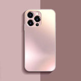 Frosted Glass Shockproof Case for iPhone