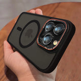 Magnetic Froster Matte Shockproof Case for iPhone