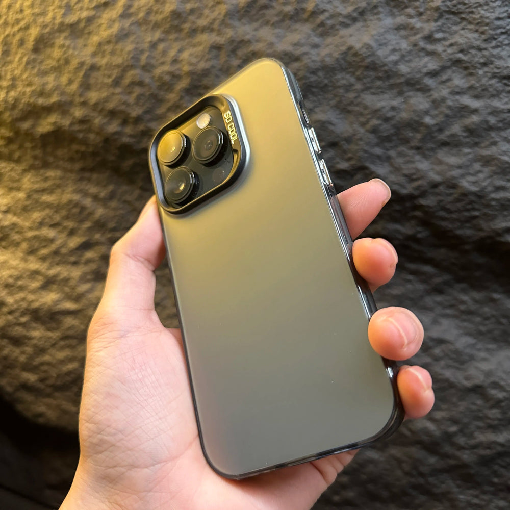 Laser Metallic Aurora Color Matte Case For iPhone