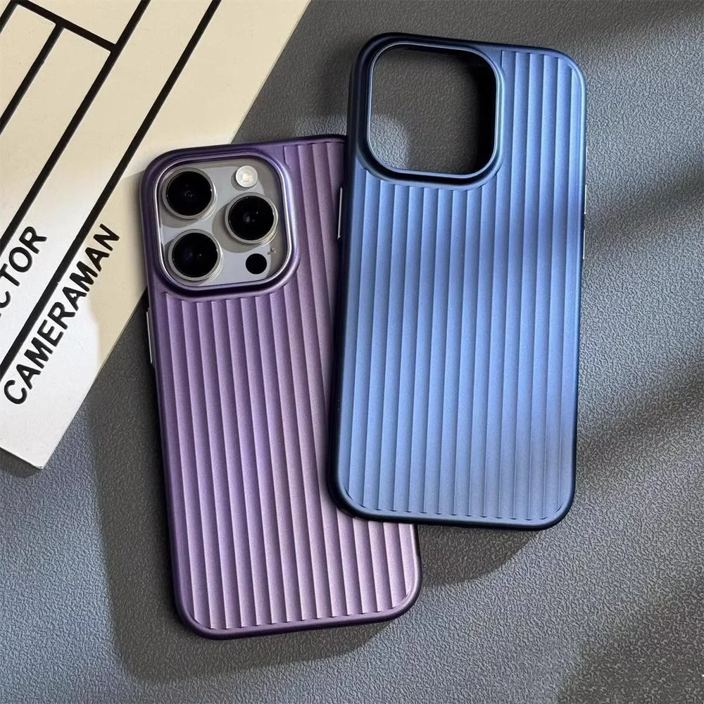 Luxury Natural Titanium PC Case For iPhone