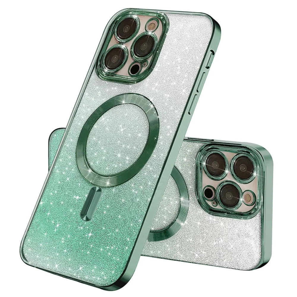 Luxury Shiny Shockproof Soft Case For iPhone