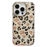 Luxury Leopard Print Glitter Case for iPhone