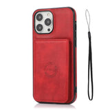 Magnetic Flip Wallet Case For iPhone