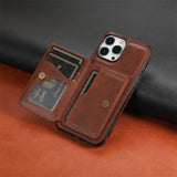 Magnetic Flip Wallet Case For iPhone