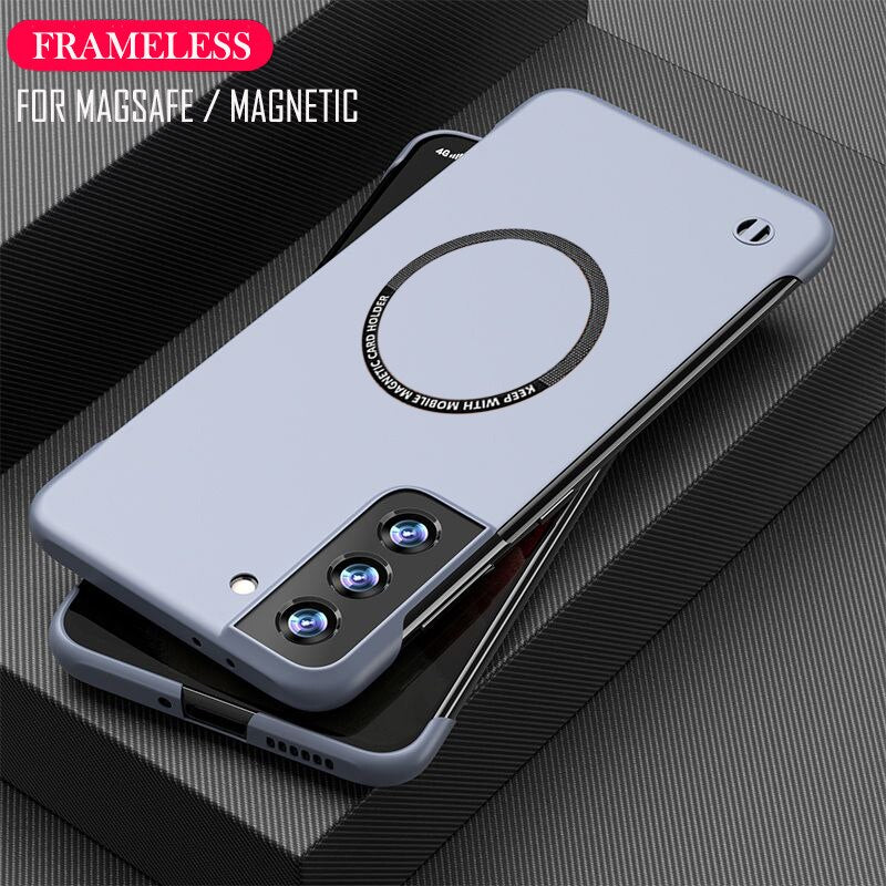 Magnetic Frameless Thin PC Case For Samsung