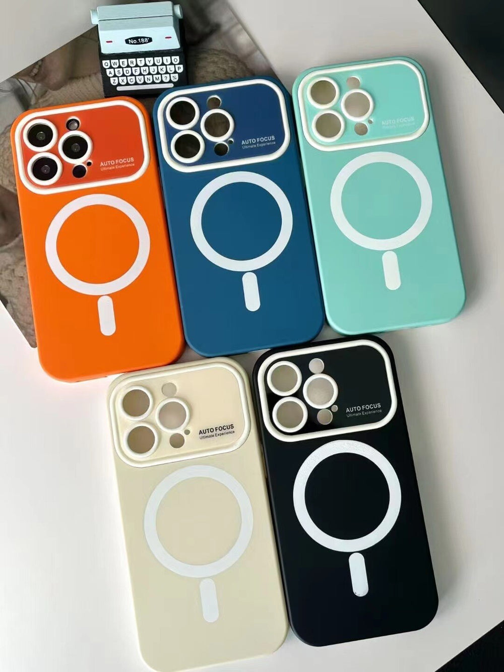 Magnetic Matte Large Window Case For iPhone