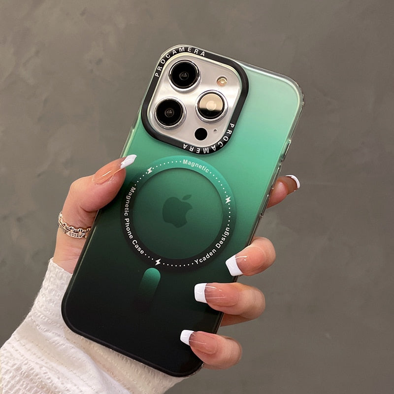 Matte Gradient Magnetic Case for IPhone