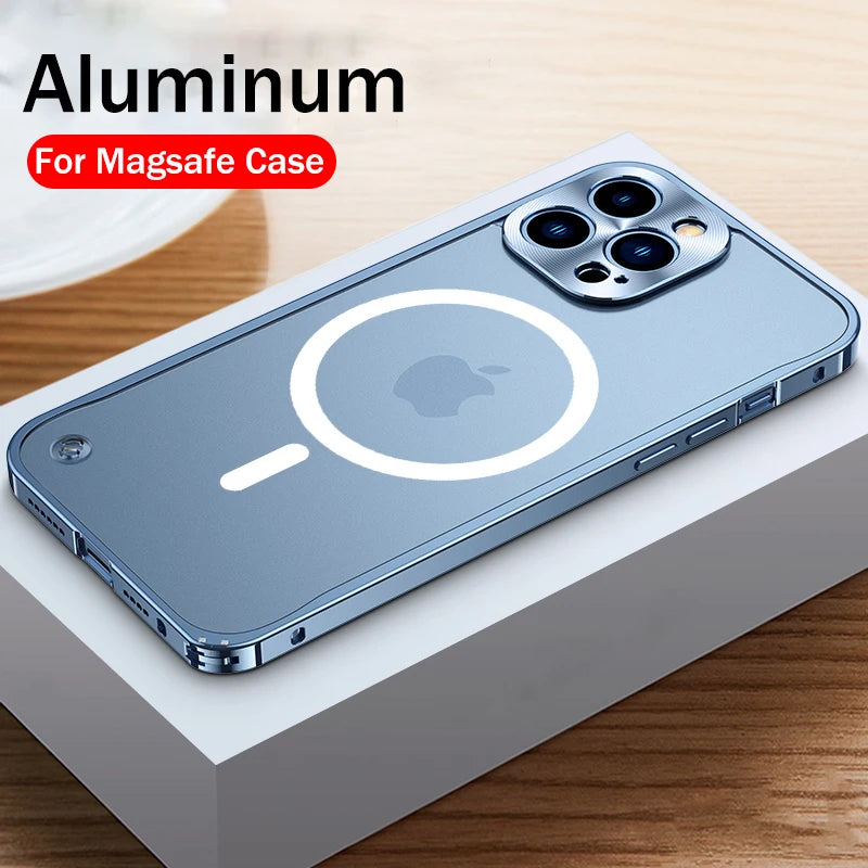 Metal Aluminum Translucent Case For iPhone