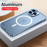 Metal Aluminum Translucent Case For iPhone