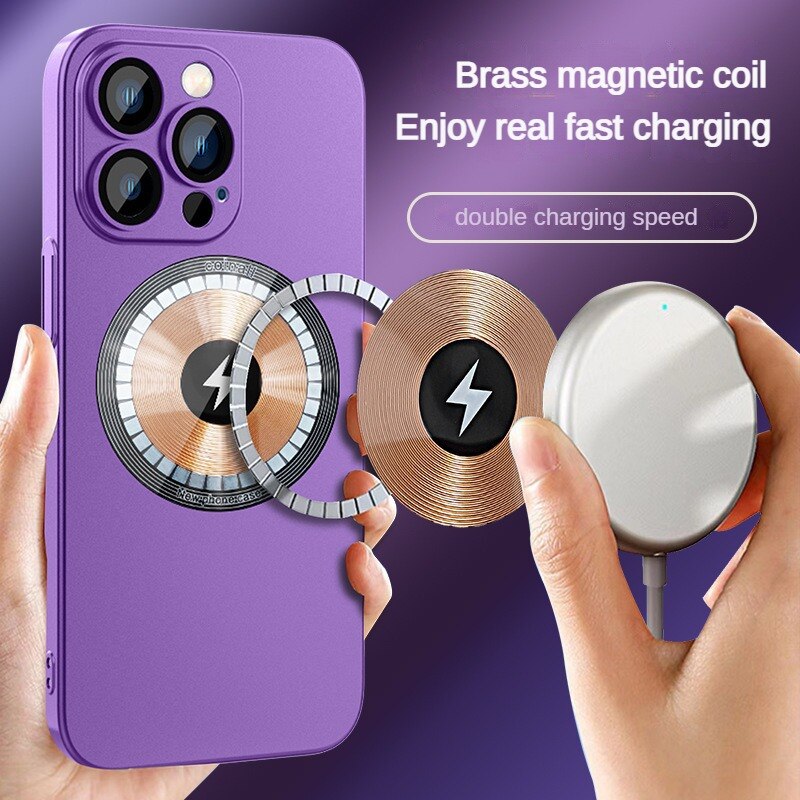 Frosted Protection Magnetic Case for iPhone
