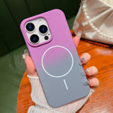 Candy Color Gradient Magnetic Case for iPhone