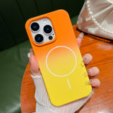 Candy Color Gradient Magnetic Case for iPhone