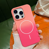 Candy Color Gradient Magnetic Case for iPhone