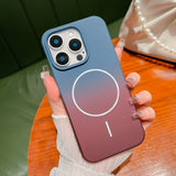 Candy Color Gradient Magnetic Case for iPhone