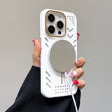 Luxury heat dissipation strong magnetic Magsafe case for iPhone