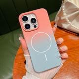 Candy Color Gradient Magnetic Case for iPhone