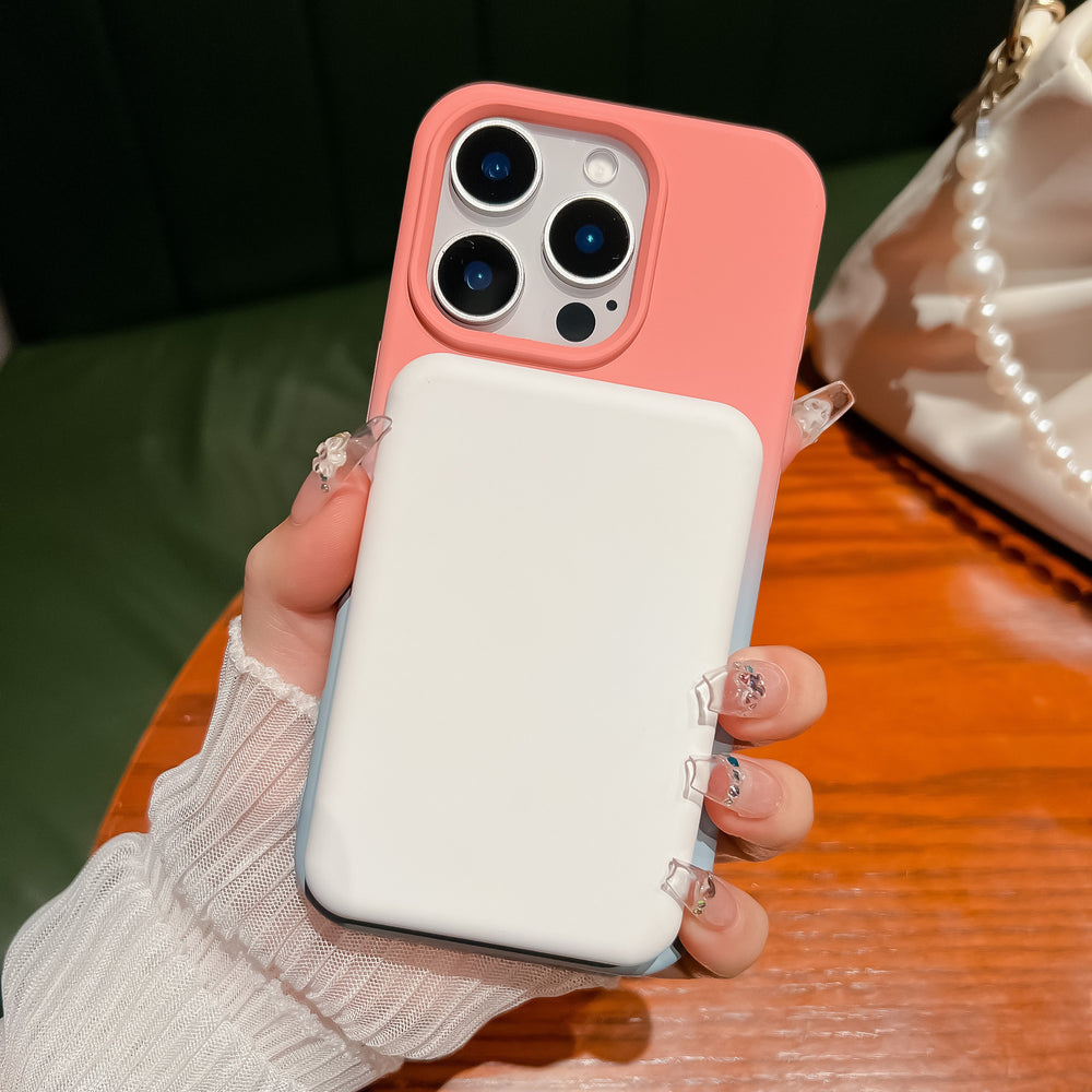 Candy Color Gradient Magnetic Case for iPhone