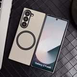 Luxury Leather Magnetic Case For Samsung