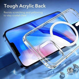 Clear Magnetic Shockproof Case For iPhone