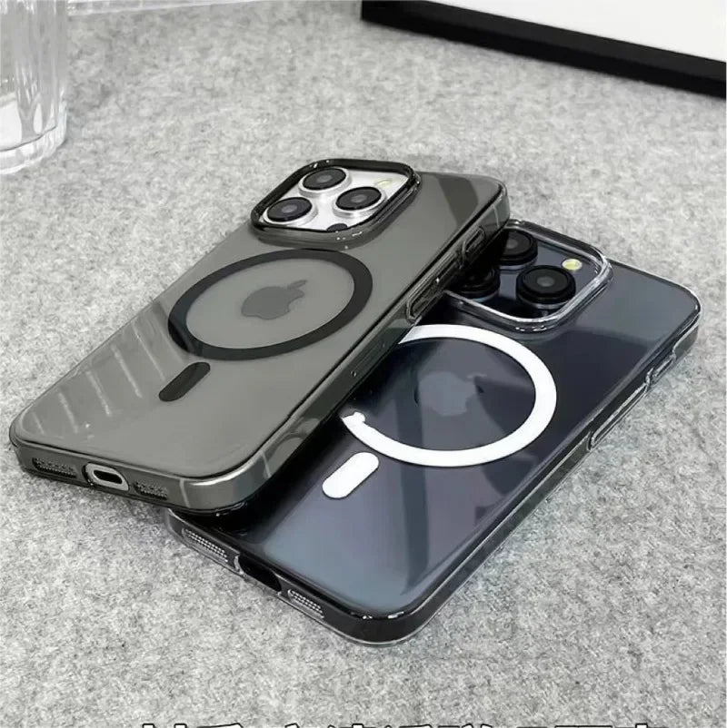 Magnetic Ultra Thin Transparent Case For iPhone