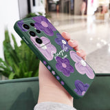 Purple Flower Phone Case For Samsung