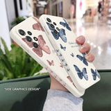 Cute Butterfly Soft Case For Samsung