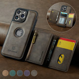 2 in1 Card Holder Magnetic Phone Case For iPhone