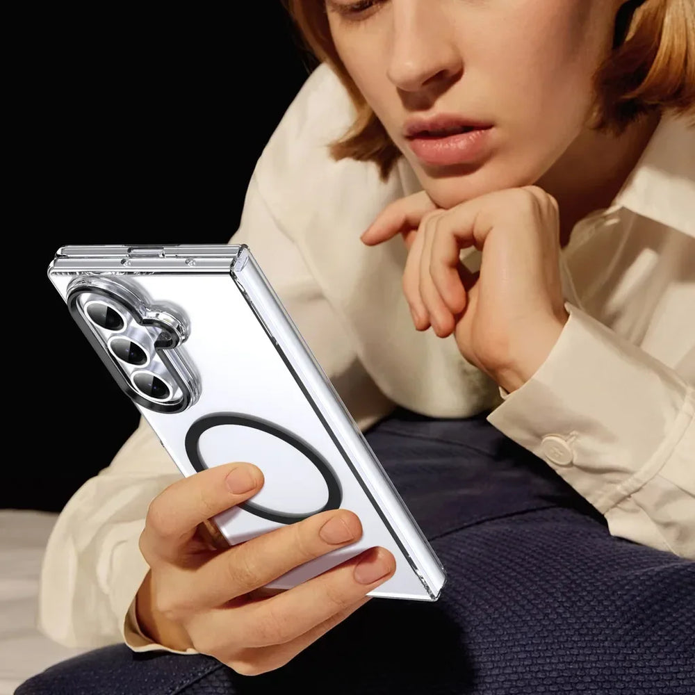 Ultra Slim Transparent Magsafe Phone Case For Samsung