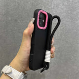 Luxury Wrist Strap Bracelet Lanyard Case For iPhone
