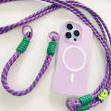 Crossbody Strap Lanyard Magnetic Case For iPhone