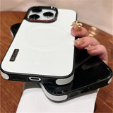 Matte Leather Magnetic For Magsafe Phone Case For iPhone
