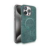 Classic Vintage Leather Magnetic Case for iPhone