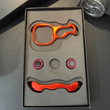 Luxury Irregular Metal Bumper Lens Film Protection Case For IPhone