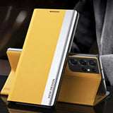 Luxury Leather Flip Case For Samsung Galaxy