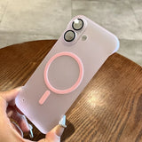 Heat Radiation Borderless Slim Matte Magsafe Case for iPhone