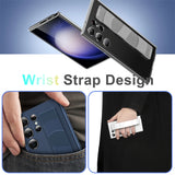 Luxury Silicone Elastic Wrist Strap Shockproof Case For Samsung