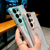 Transparent Magnetic Soft TPU Case For For Samsung