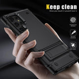 Heavy Duty Armor Shockproof Kickstand Case For Samsung