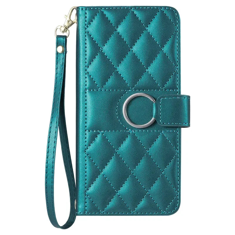 Leather Wallet Ultra Flip Case For Samsung Galaxy