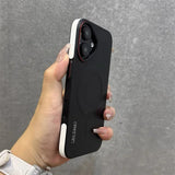 Matte Leather Magnetic For Magsafe Phone Case For iPhone