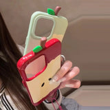 3D Apple Core Phone Case For Iphone