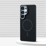 Honeycomb Mesh Cooling Magnetic Bumper Case for Samsung