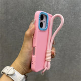 Luxury Wrist Strap Bracelet Lanyard Case For iPhone