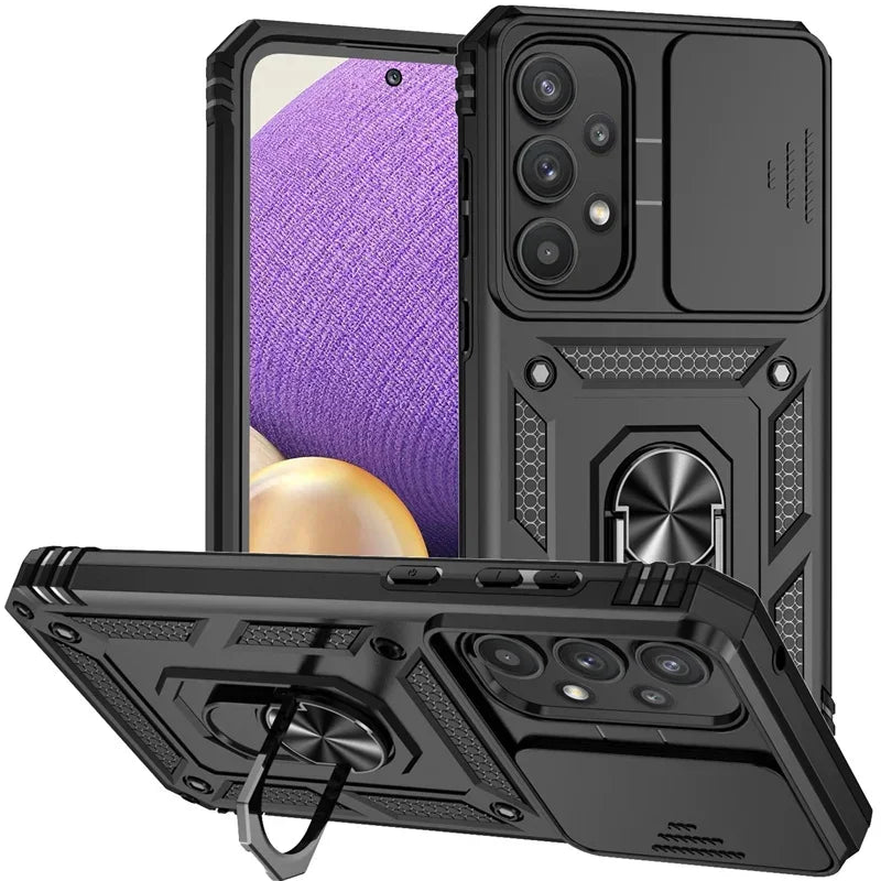Anti-fall Shockproof Armor Case for Samsung Galaxy Ring Stand Case For Samsung