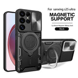 Magnetic Ring Holder Armor Shockproof Case For Samsung