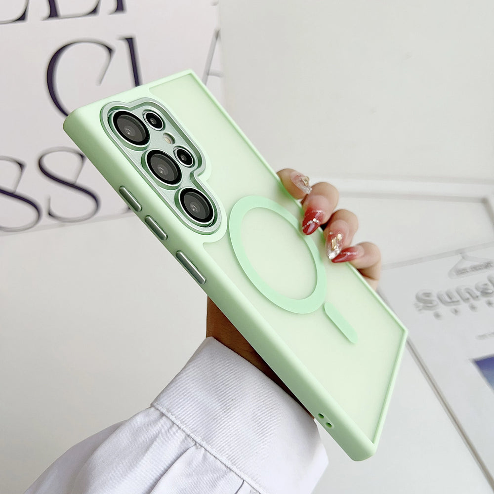 Matte Translucent Magsafe Case For Samsung