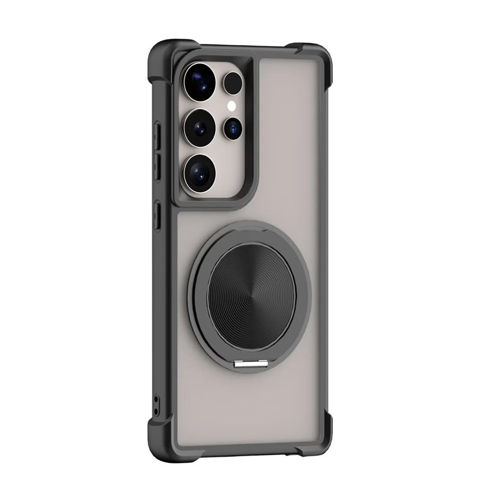 Military Armor Rotating Magnetic Stand Phone Case For Samsung
