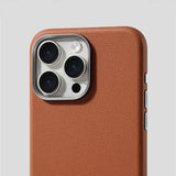 Luxury PU Leather Magnetic Light Thin Case For iPhone